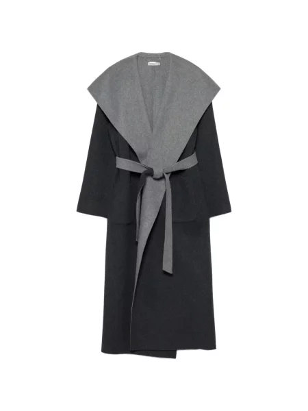 Cu centură reversibil palton Simkhai gri