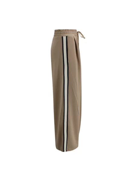 Spodnie Weekend Max Mara brązowe
