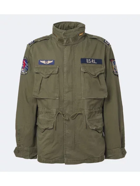 Geacă Polo Ralph Lauren cu aplicații verde