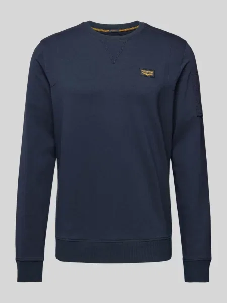Bluza z detalem z logo Pme Legend granatowa