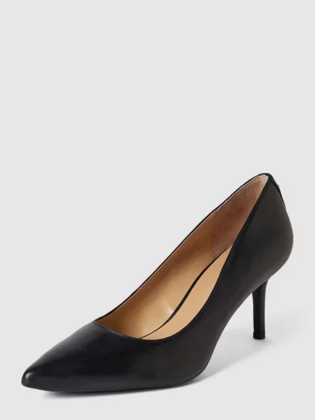 Czółenka Ralph Lauren skórzana czarna