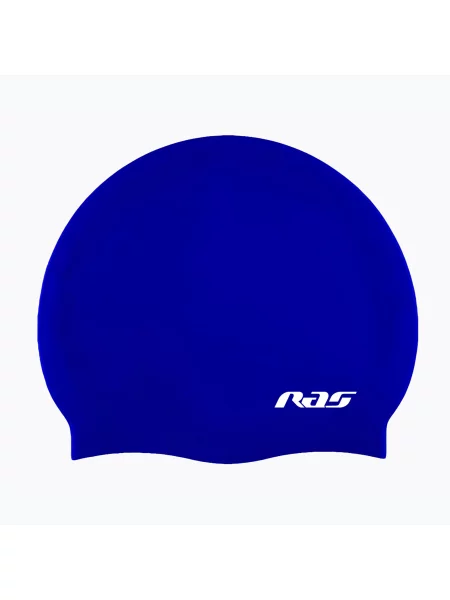 Детска шапка за плуване RAS Silicone royal blue синьо