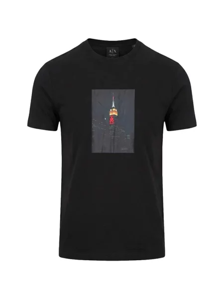 Armani Exchange Tricou negru