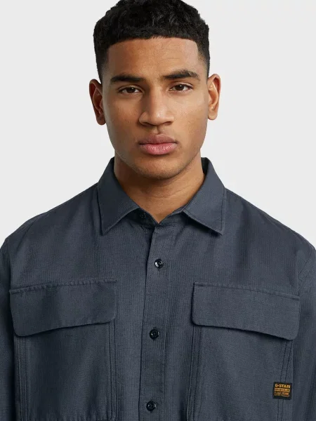 Рубашка G-star Raw синяя