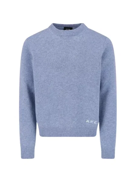 Pulover A.p.c. cu autograf albastru
