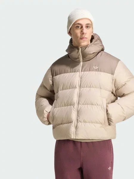 Демисезонная куртка Adidas бежевая