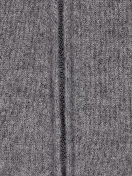 Sznurek ściągający kardigan The Row z kapturem szary