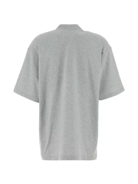 Tricou Balenciaga cu decolteu rotund gri