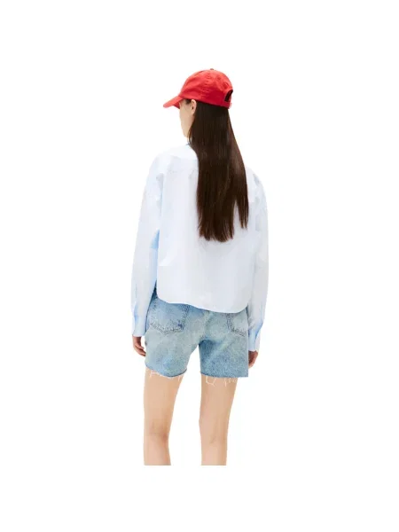 Tommy Jeans Košeľa modrá