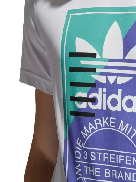 Скейт & стрийт маратонки Adidas Superstar с автограф за туризъм бяло