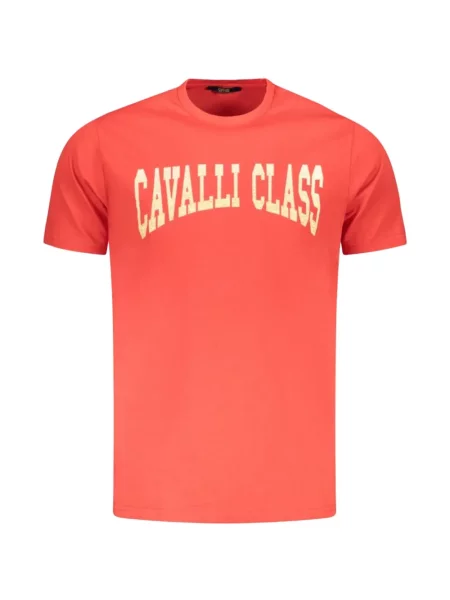 Póló Cavalli Class nyomtatás narancsszínű
