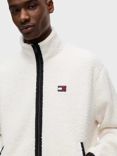Свитер Tommy Jeans тедди белый