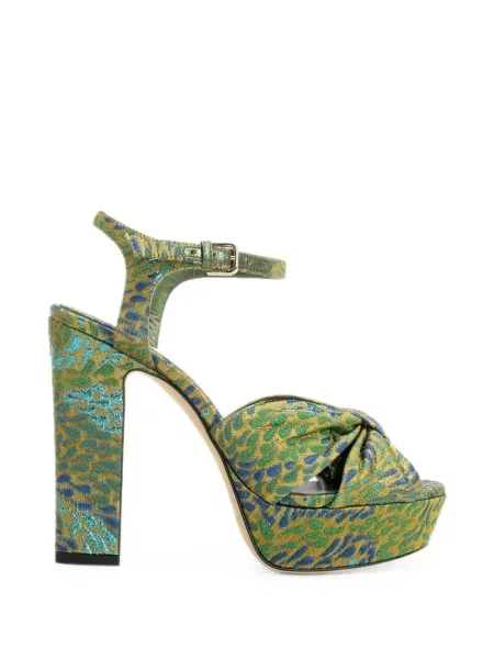 Sandale Jimmy Choo cu platformă verde