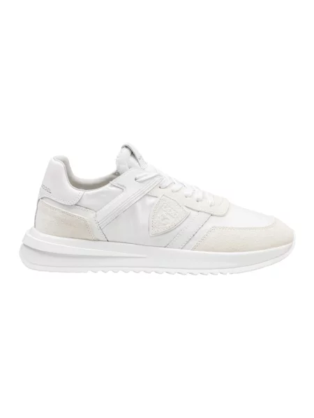 Buty do biegania Philippe Model zamszowe do biegania białe