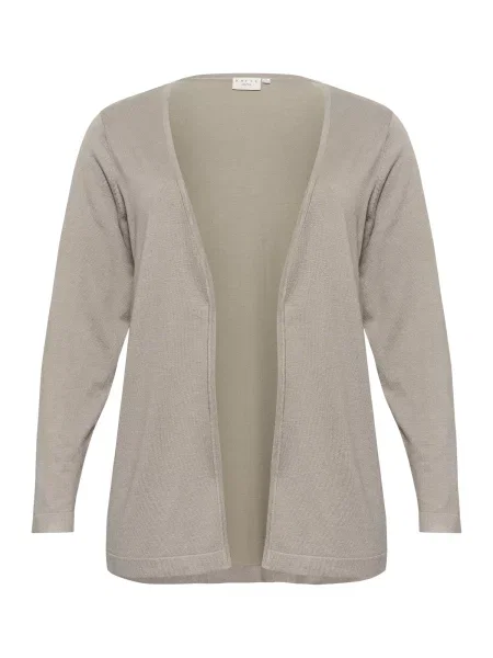 KAFFE CURVE Geacă tricotată Farsia grej