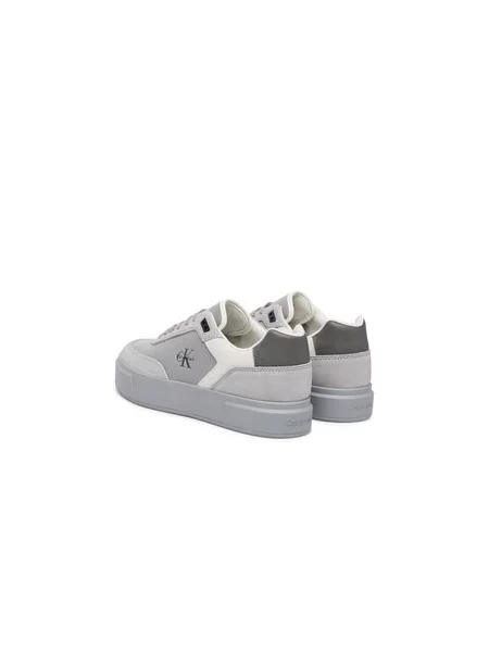 Sneakersy Calvin Klein Prime Cupsole Laceup Lth-Su Ml šedá