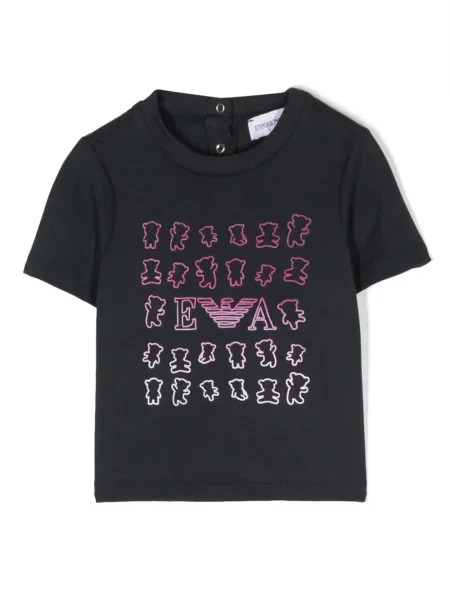 Dětské tričko Emporio Armani modré