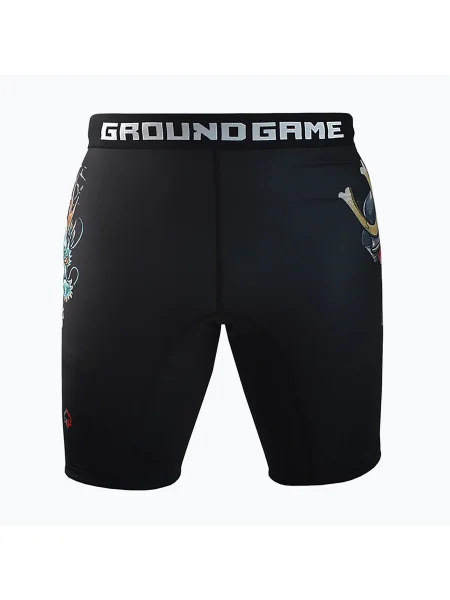 Ground Game Vale Tudo Bushido мъжки къси панталони за тренировка черен/мултицветен черно