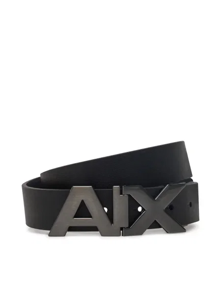 Bőr öv Armani Exchange fekete