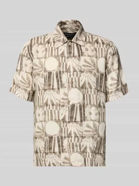 Koszula casualowa o kroju relaxed fit z czystego lnu Marc O'polo