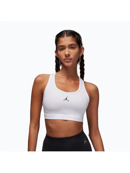 Спортен сутиен Nike Jordan Sport Medium Support Jumpman white/stone mauve/black бяло