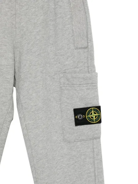 Spodnie cargo dziecięce Stone Island szare