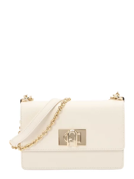 FURLA Geantă de umăr fildeş bej