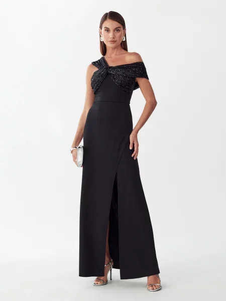 BWLDR Rochie de seară Trisha / amestecat negru