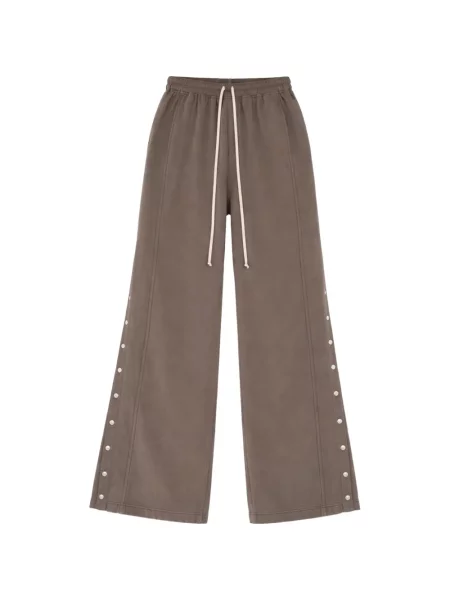 Talie șnur de strângere pantaloni Rick Owens Drkshdw alergare maro