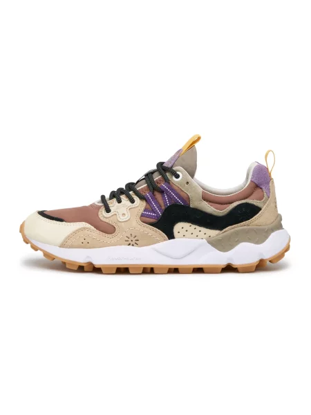 Sneakersy Flower Mountain w kwiatki skórzane