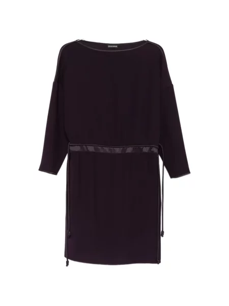 Lung rochie Emporio Armani cu cordon violet