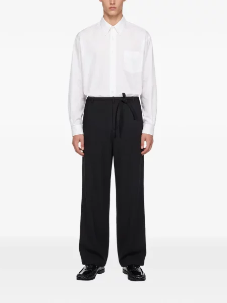 Pantaloni Soshiotsuki cu legături negru