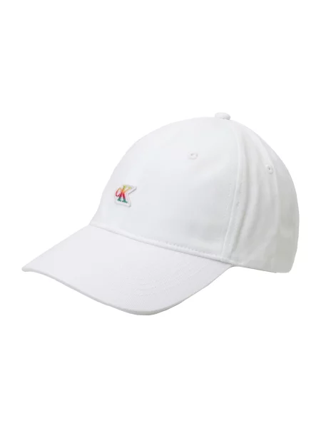 Șapcă Calvin Klein Iridecent alb
