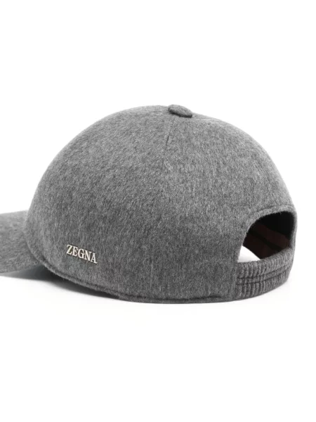 Șapcă Zegna din cașmir gri