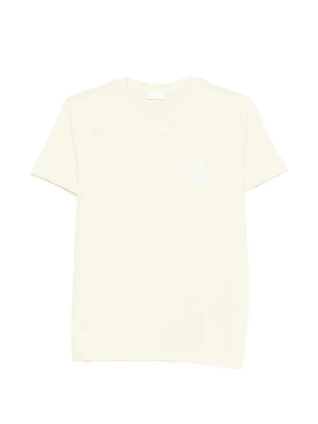 Tricou Moncler cu decolteu rotund cu autograf