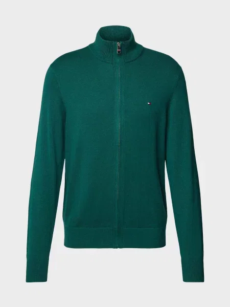 Кашеміровий кардиган Tommy Hilfiger зелений
