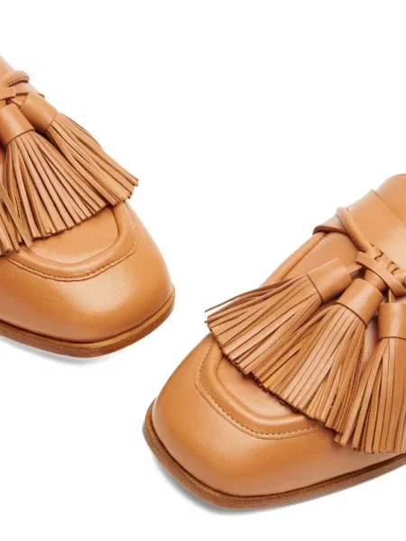Pantofi loafer Stuart Weitzman din piele maro