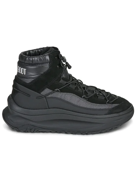 Pantofi Moon Boot din piele negru