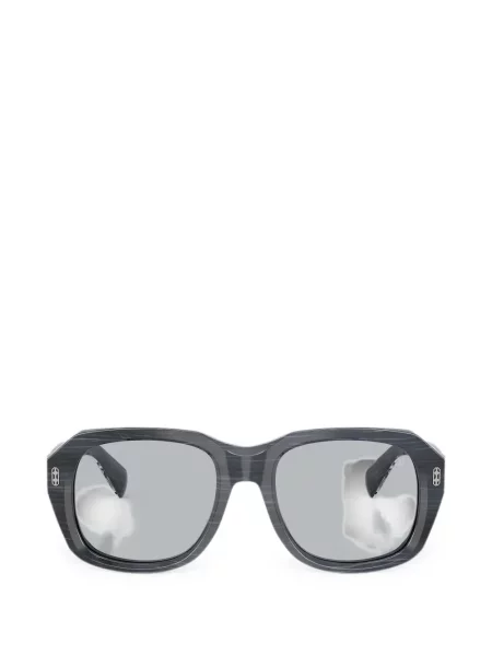Ochelari de soare Brunello Cucinelli cu imprimeu geometric gri