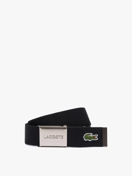Ремінь Lacoste чорний