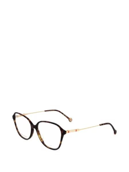 Ochelari de soare Carolina Herrera cu imprimeu geometric maro