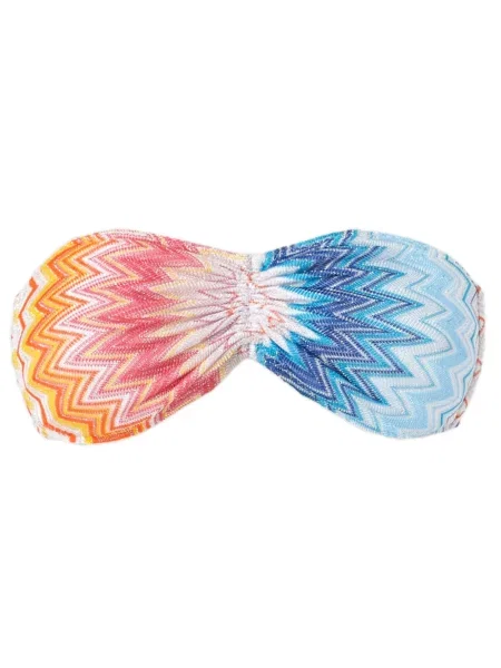 Bikini Missoni tricotate albastru
