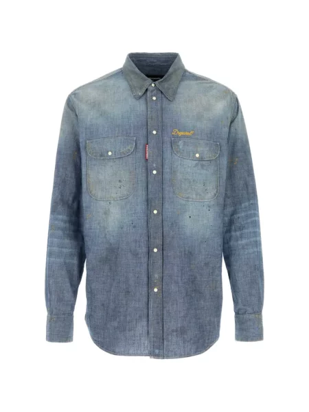 Lung cămașă Dsquared2 albastru