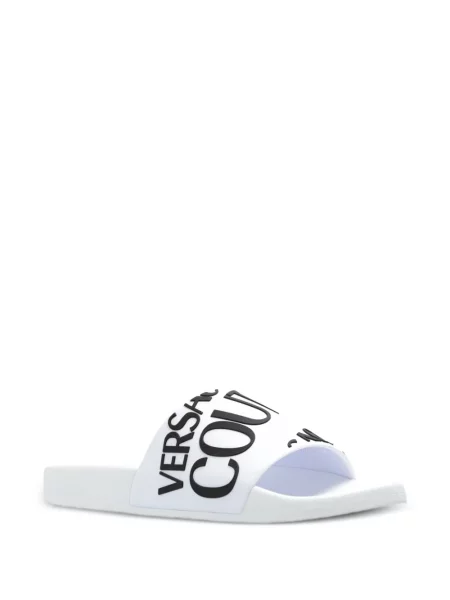 Šľapky Versace Jeans Couture biela