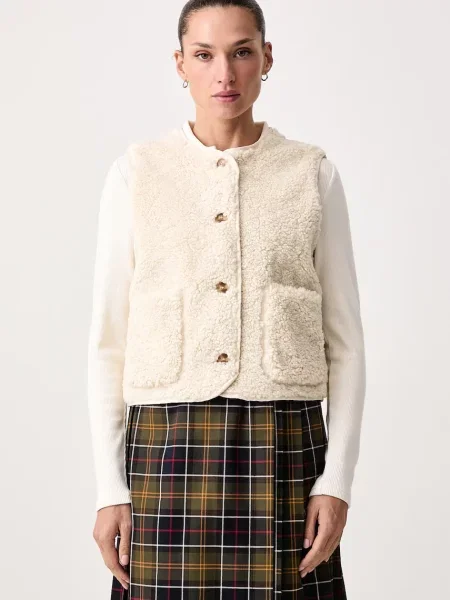 Levi's vestă pentru femei REMA SHERPA bej