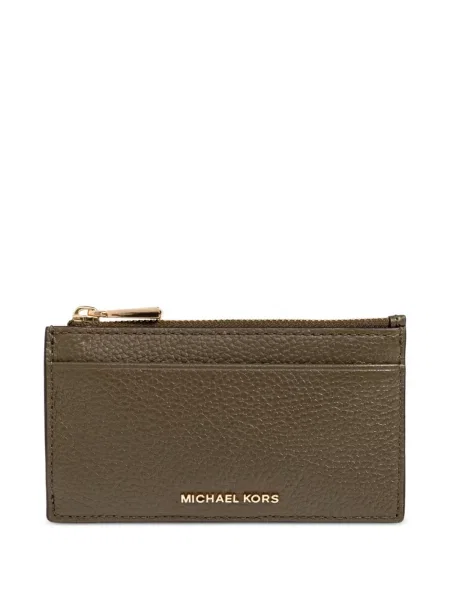 Matlasat top Michael Michael Kors cu volane cu cordon verde