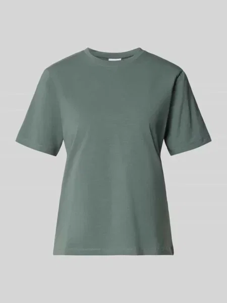 T-shirt z okrągłym dekoltem model NORA' Vila