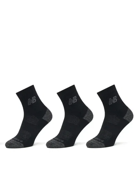 New Balance Șosete lungi Active Cushion Quarter Socks negru