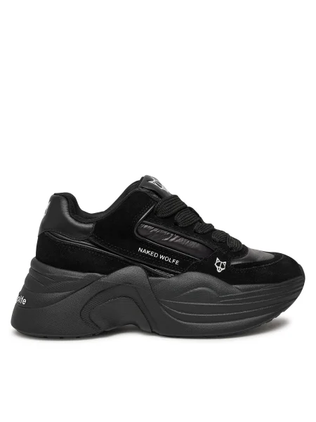 Naked Wolfe sportcipő Temple Temple Black Leather Suede fekete
