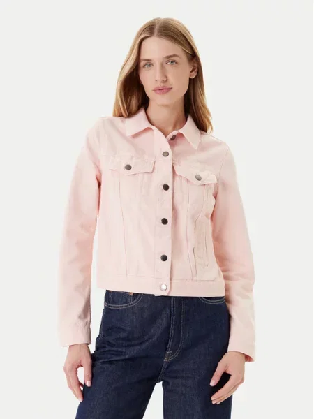 Jeans jakna United Colors Of Benetton roza